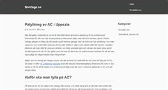 Desktop Screenshot of norrlage.se
